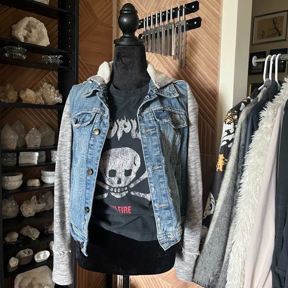 Faded Black Sleeveless Tank The Kooples Grey Skull On Tour Tee Shirt Size EU 2 s